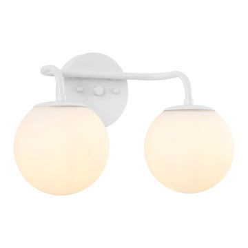Louis Parisian Globe Metal/Frosted Glass Modern Contemporary LED Vanity